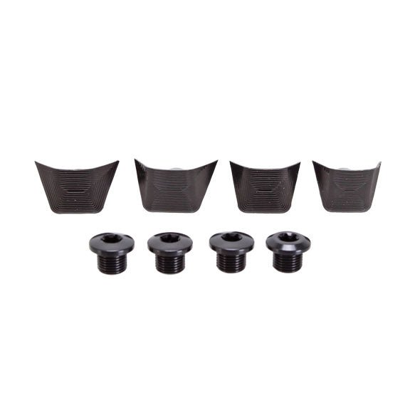 Chainring Bolts and Hardware Absolute Black absoluteBLACK Crank Bolts and Covers - For Ultegra 6800 Cranks Black Dark Slate Gray