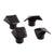 Chainring Bolts and Hardware Absolute Black absoluteBLACK Crank Bolts and Covers - For Dura-Ace 9100 Cranks Black Dark Slate Gray