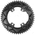 Chainrings Absolute Black Absolute Black Round Chainring 4x110BCD Shimano Asym 50T - Black Dark Slate Gray