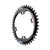 Chainrings Absolute Black Absolute Black Oval Traction Chainring 4x110mm Apex1 42T - Black Dark Slate Gray