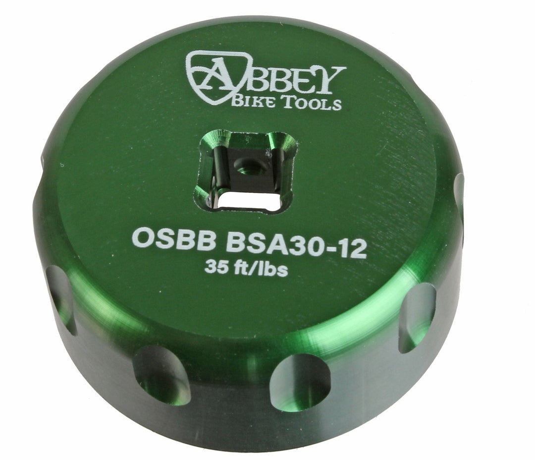 Crank Tools Abbey Tools Abbey Tools Bottom Bracket Socket - BSA30 12 Notch/Single Sided Dark Slate Gray