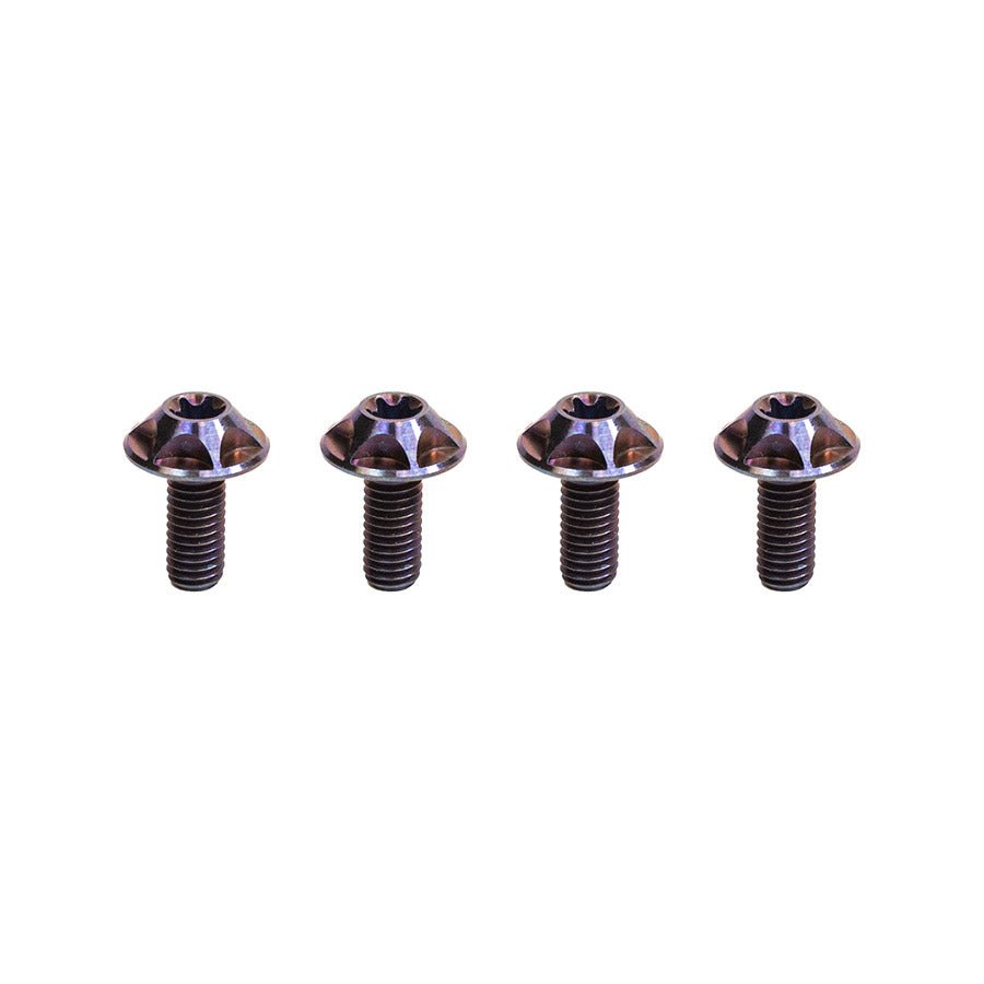 Silca Sicuro Ti bottle cage bolts Set Purple Anodized Set of 4