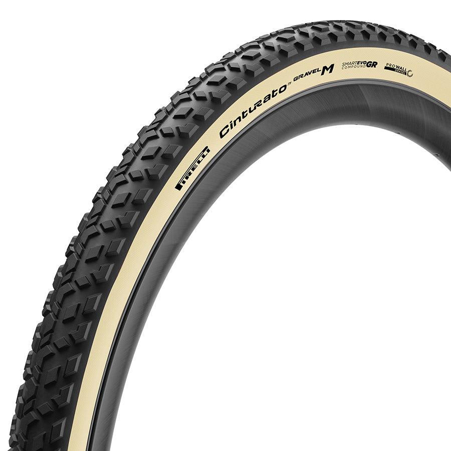 Pirelli Cinturato Gravel M Tire - 700 x 50 Tubeless Folding Retro SmartEVO GR ProWALL Gravel High Performance