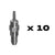 Magura ETT Easy Link Straight Line Fitting - 10pcs.