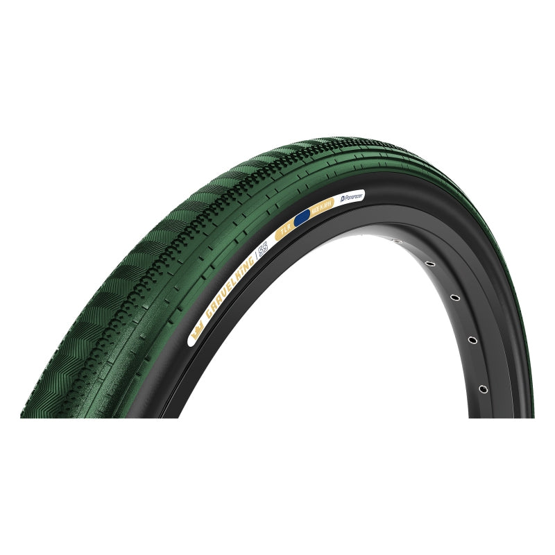 Panaracer GravelKing SS Tire - 700 x 45 Tubeless Folding British Racing Green/BLK