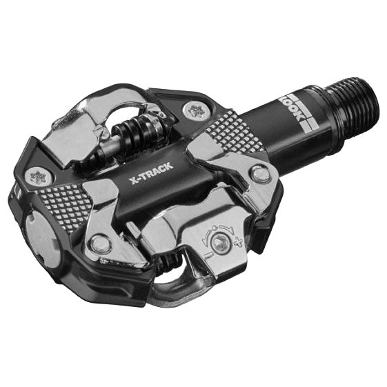 LOOK X-Track Pedals - Dual Sided Clipless Aluminum 9/16" Black