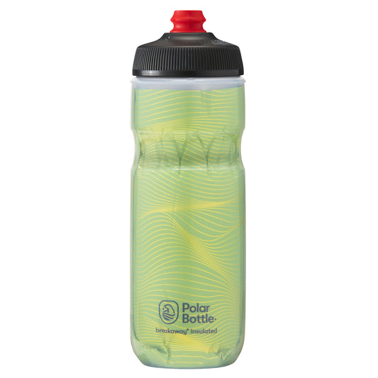 Polar Bottles Breakaway Insulated Jersey Knit Water Bottle - Highlighter 20oz