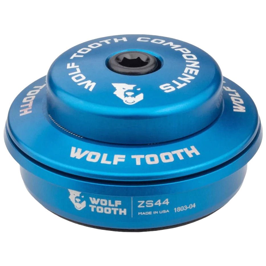 Wolf Tooth Performance Headset - ZS44/28.6 Upper 6mm Stack Blue