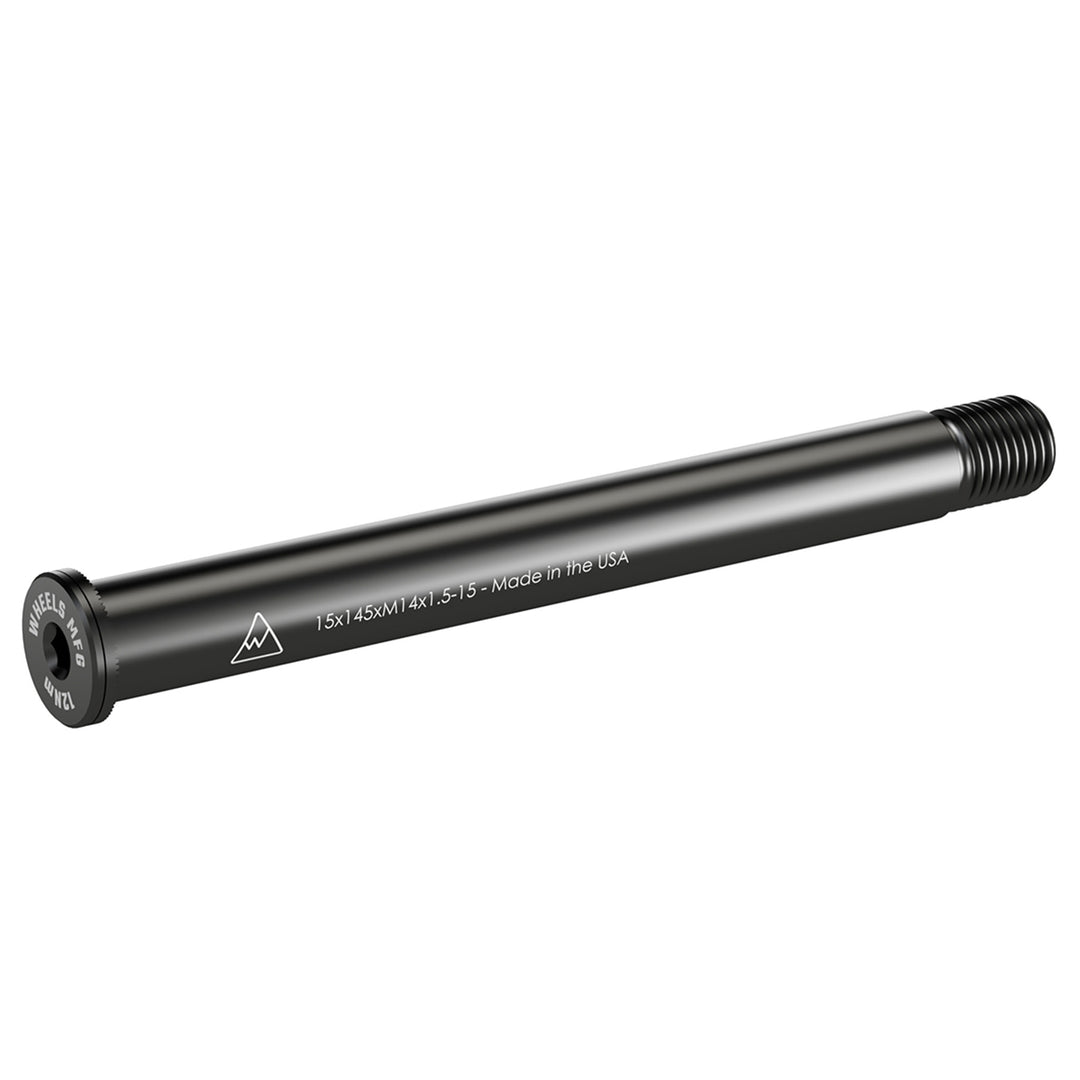 Wheels Mfg Thru-Axle Front 15mm 1.5x145mm - Blk