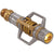 Pedals Crank Brothers Crankbrothers Egg Beater 11 Pedals - Dual Sided Clipless Titanium  9/16" Gold Dim Gray
