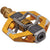 Pedals Crank Brothers Crankbrothers Candy 11 Pedals - Dual Sided Clipless Aluminum 9/16" Gold Sienna