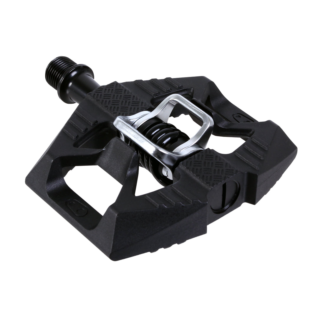 Pedals Crank Brothers Crankbrothers Double Shot 1 Pedals - Single Side Clipless Platform Composite 9/16" BLK Dark Slate Gray