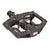 Pedals Crank Brothers Crankbrothers Double Shot 3 Pedals - Single Side Clipless Platform Aluminum 9/16" BLK Dark Slate Gray