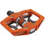 Pedals Crank Brothers Crankbrothers Double Shot 2 Pedals - Single Side Clipless Platform Aluminum 9/16" Orange Sienna