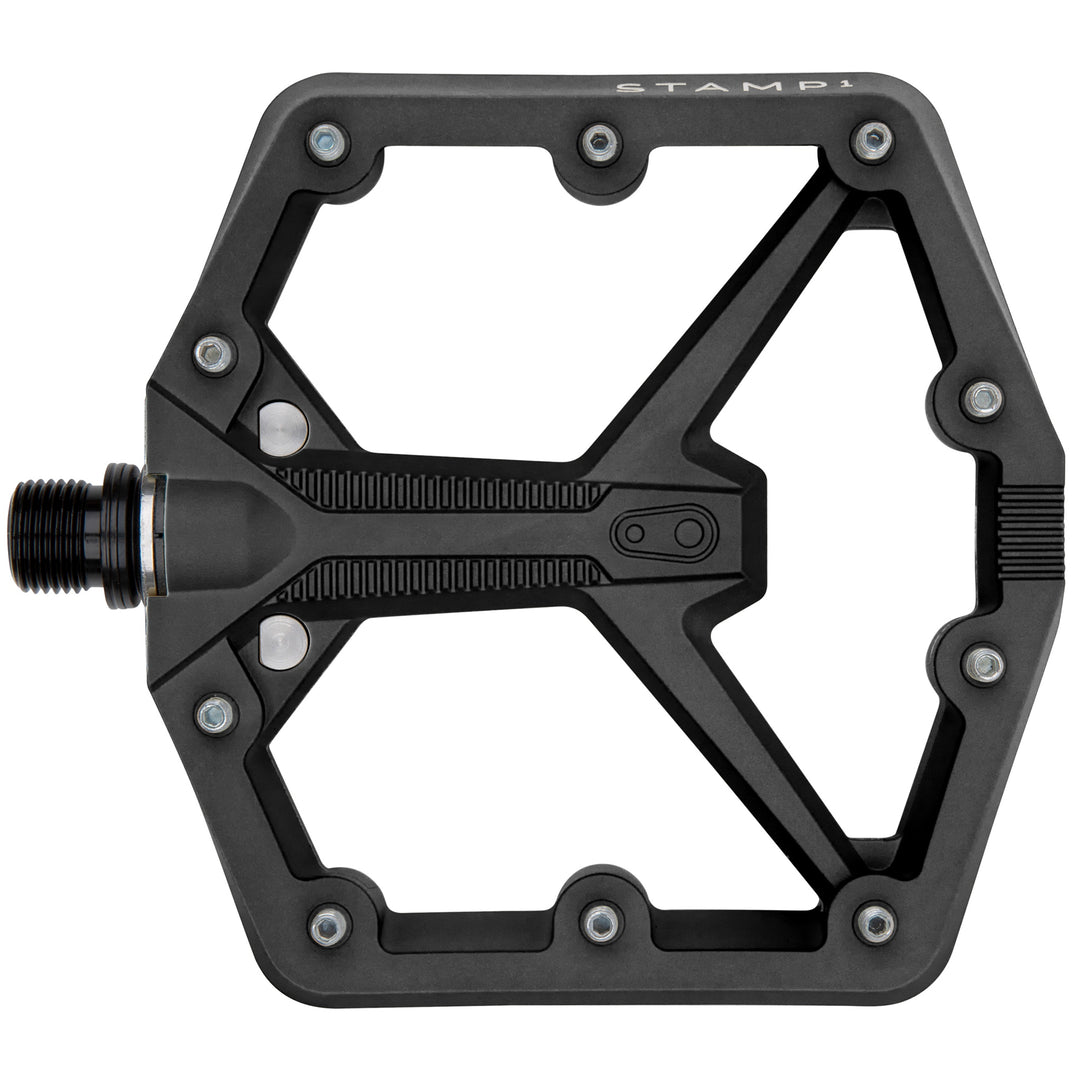 Pedals Crank Brothers Crankbrothers Stamp 1 Gen 2 Pedals - Platform Composite 9/16" Black Large Dark Slate Gray