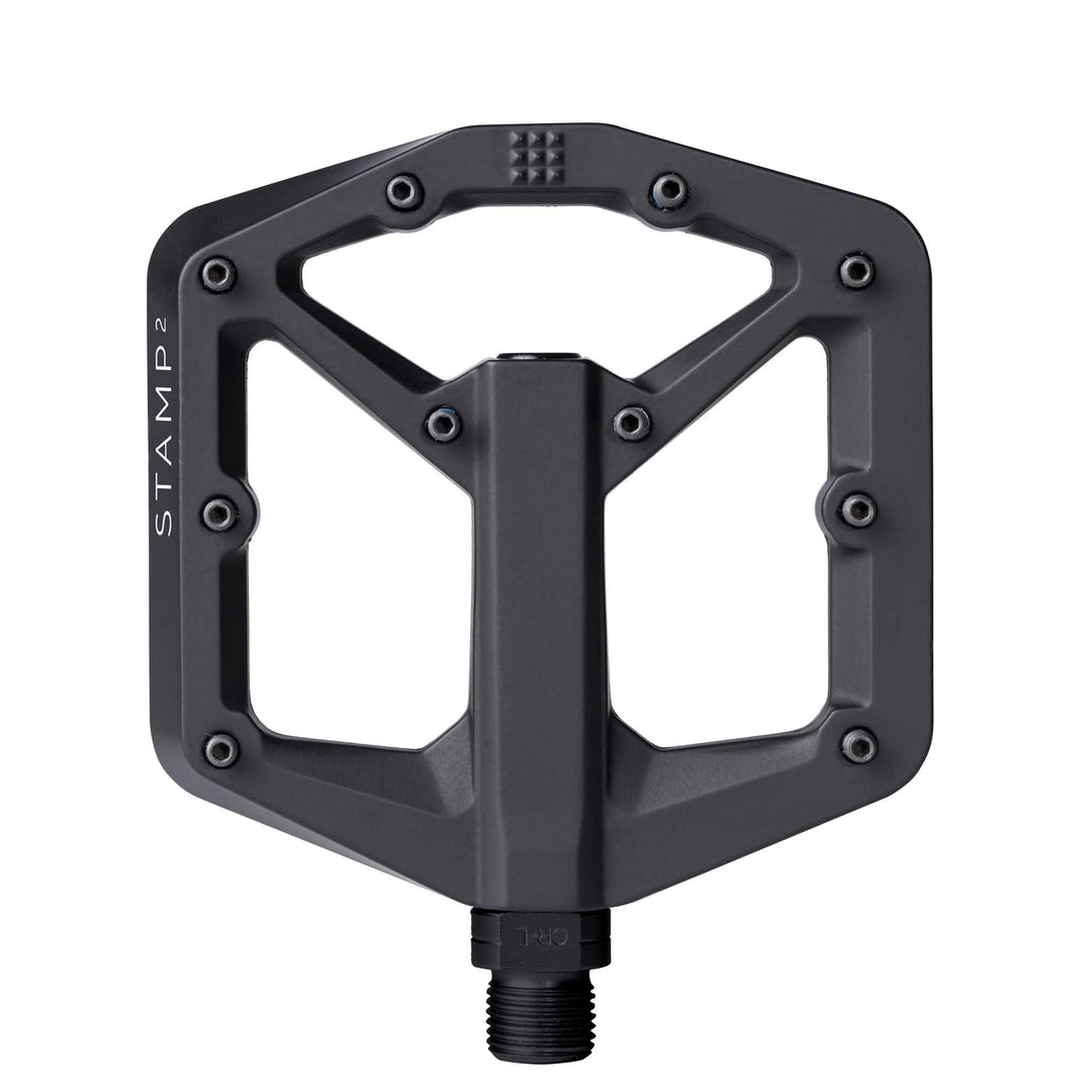 Pedals Crank Brothers Crankbrothers Stamp 2 Pedals - Platform Aluminum 9/16" Black Small Dark Slate Gray