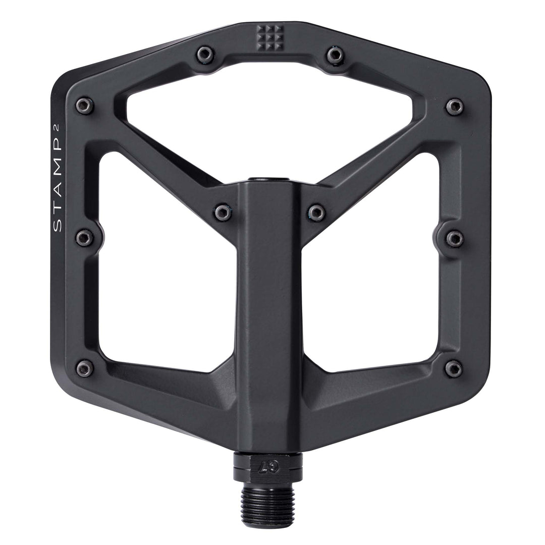 Pedals Crank Brothers Crankbrothers Stamp 2 Pedals - Platform Aluminum 9/16" Black Large Dark Slate Gray