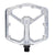 Pedals Crank Brothers Crankbrothers Stamp 7 Pedals - Platform Aluminum 9/16" High Polish Silver Large Light Gray