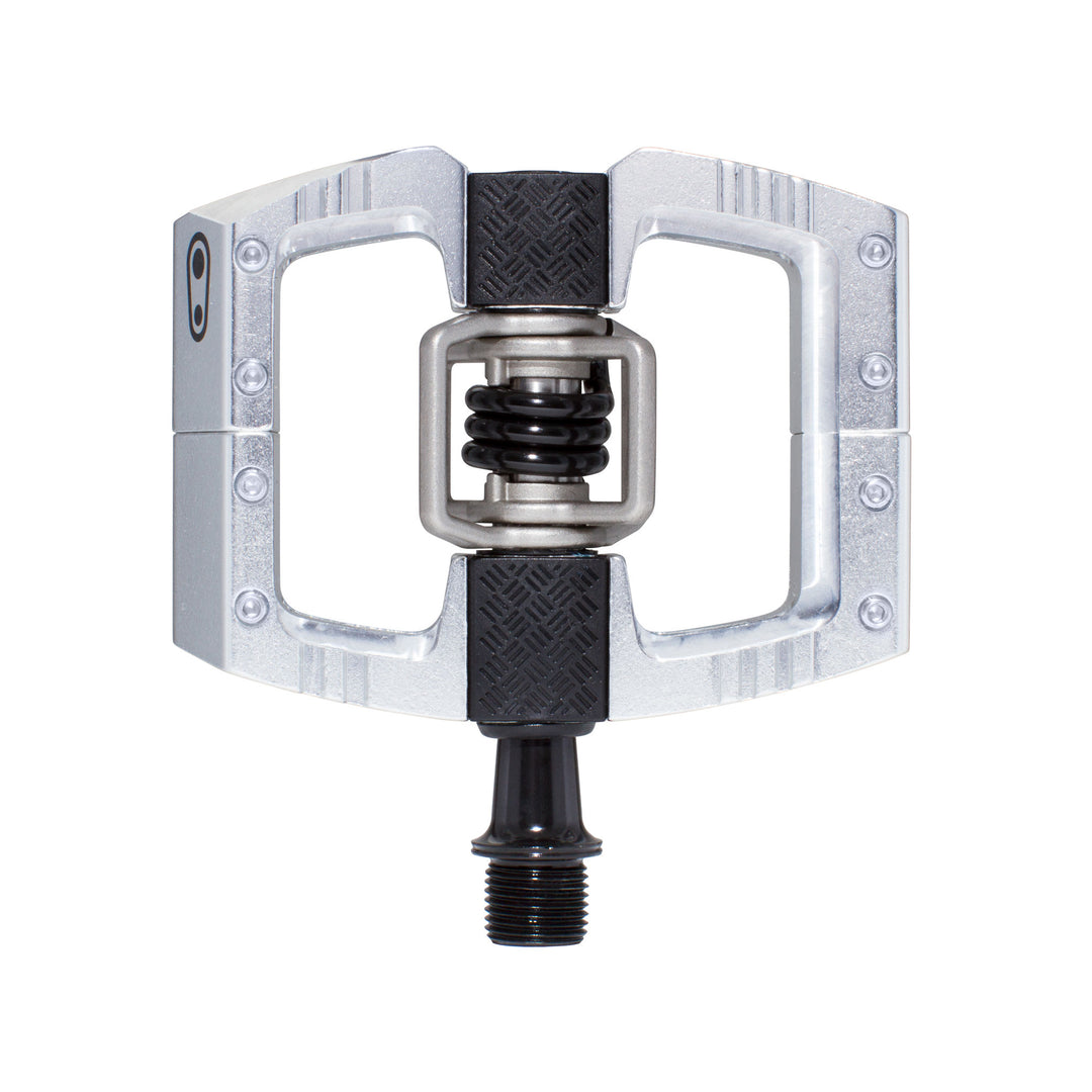 Pedals Crank Brothers Crankbrothers Mallet DH Pedals - Dual Sided Clipless Platform Aluminum 9/16" High Polish Silver Gray