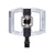 Pedals Crank Brothers Crankbrothers Mallet DH Pedals - Dual Sided Clipless Platform Aluminum 9/16" High Polish Silver Gray