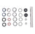 Pedal Parts & Accessories Crank Brothers Crankbrothers Pedal Refresh Kit: Egg Beater and Candy 11 Gray