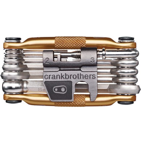 Multi Tools Crank Brothers Crankbrothers Multi 17 Tool: Gold Gray
