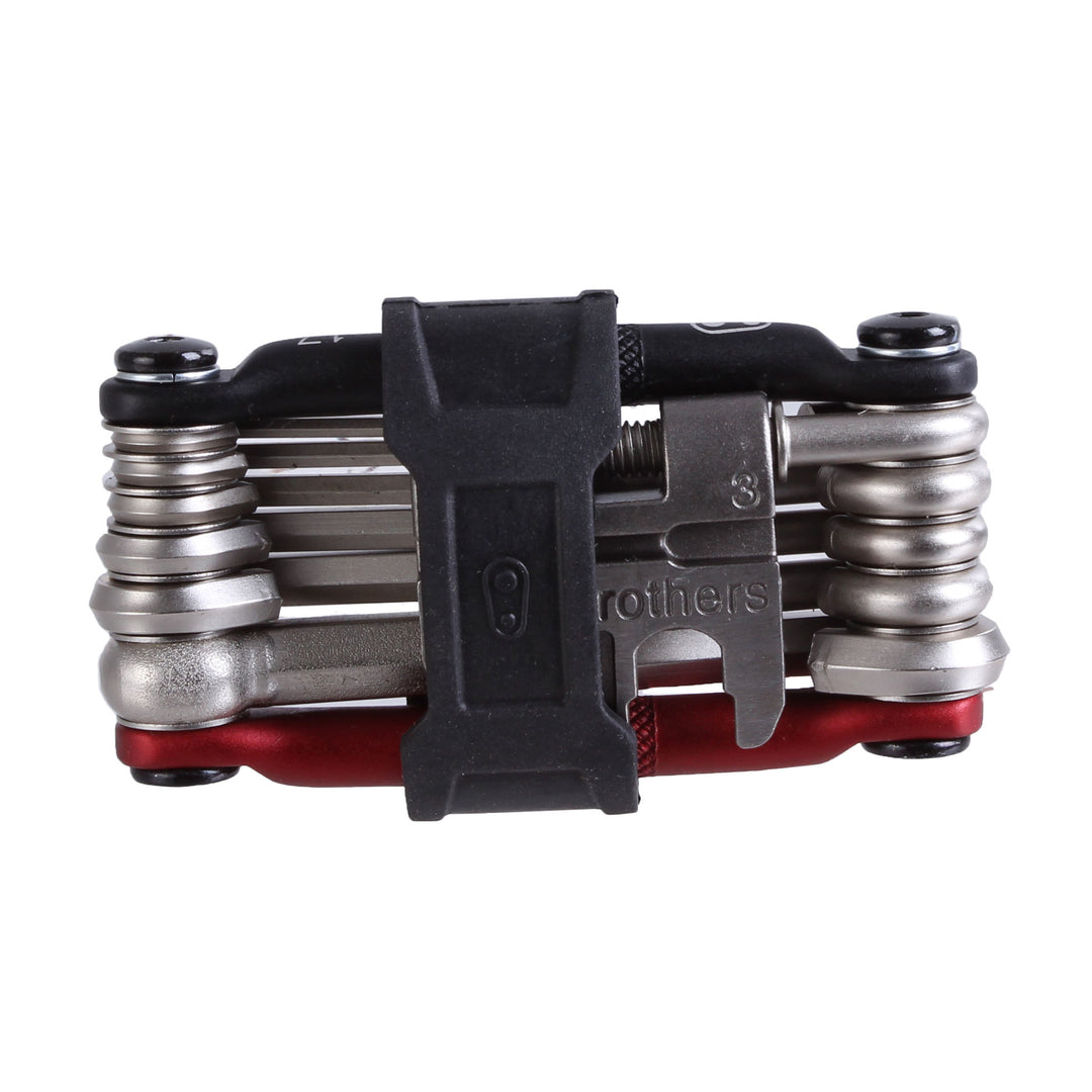 Multi Tools Crank Brothers Crankbrothers Multi-17 Mini Tool Black/Red Dark Slate Gray