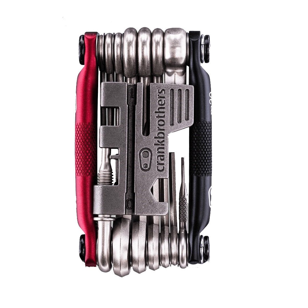 Multi Tools Crank Brothers Crankbrothers Multi 20 Tool - Matte Black/Red Dark Slate Gray