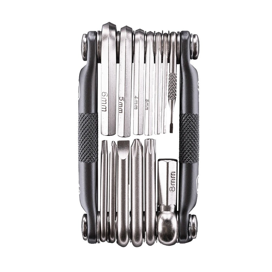 Multi Tools Crank Brothers Crankbrothers Multi-13 Mini Tool Nickel Gray