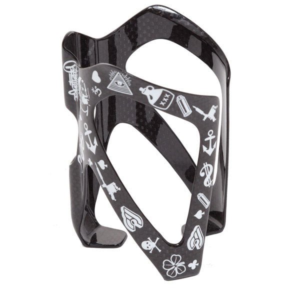 Water Bottle Cages Cinelli Cinelli Mike Giant Harrys Carbon Fiber Bottle Cage Black Dark Slate Gray
