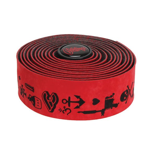Bar Tape Cinelli Cinelli Velvet Handlebar Tape Mike Giant - Red Firebrick