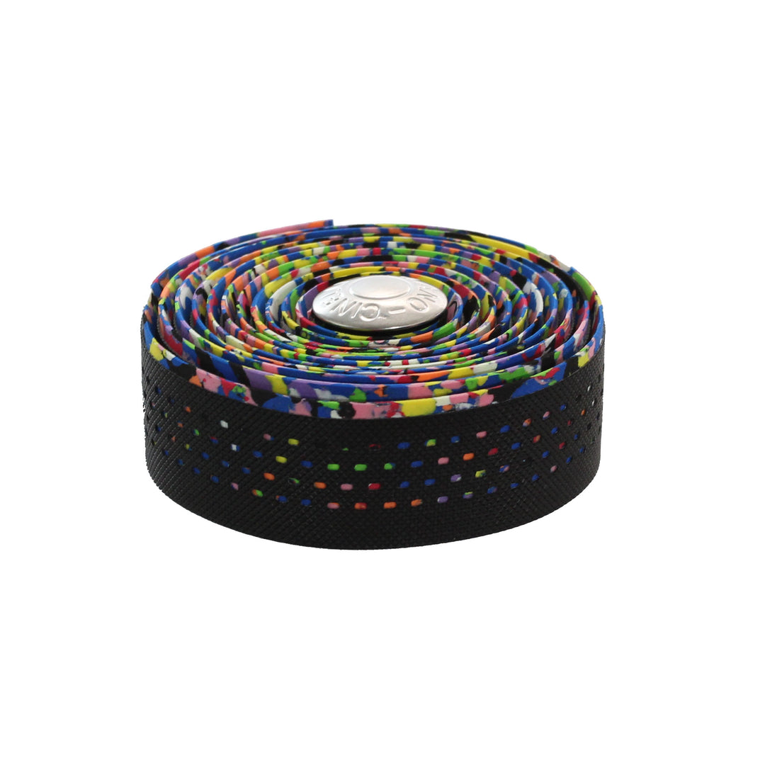Bar Tape Cinelli Cinelli Caleido Strip Handlebar Tape Black/Caleido Rosy Brown