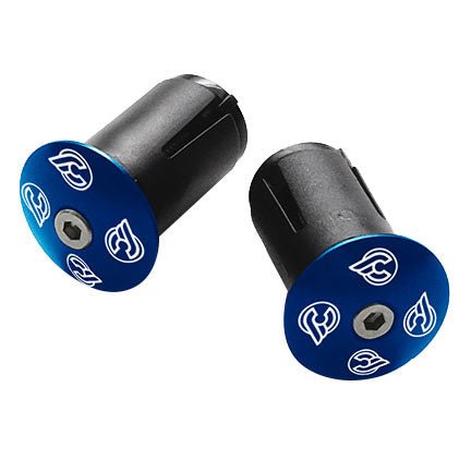Bars Ends & Plugs Cinelli Cinelli Expander Alloy End Plugs Ano Blue Pair Dark Slate Gray