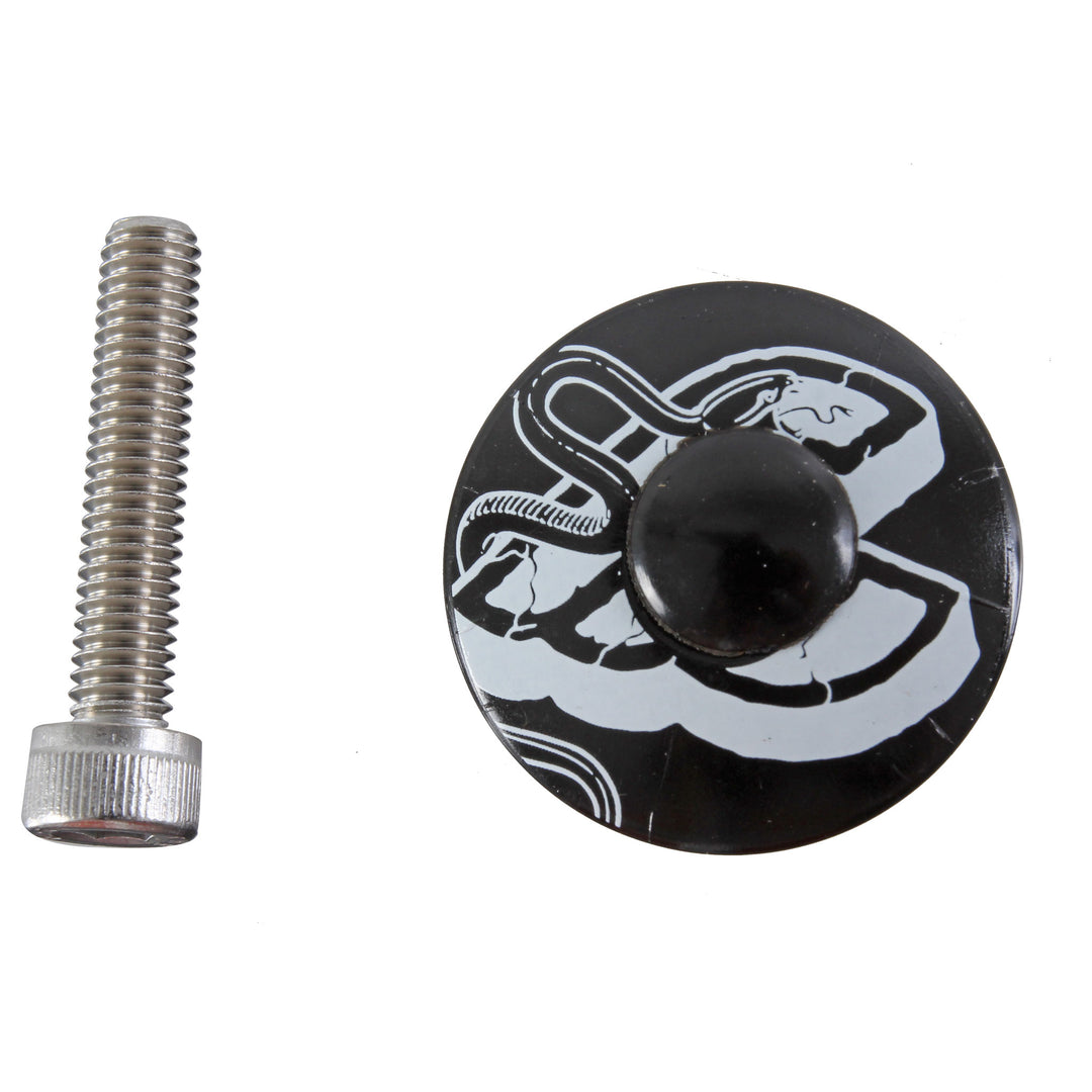 Headset Accessories Cinelli Cinelli Top Cap Kit Cinelli 1-1/8" Alloy Steerer Mike Giant Gray
