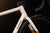 Colnago Steelnovo head tube detail with gold accents