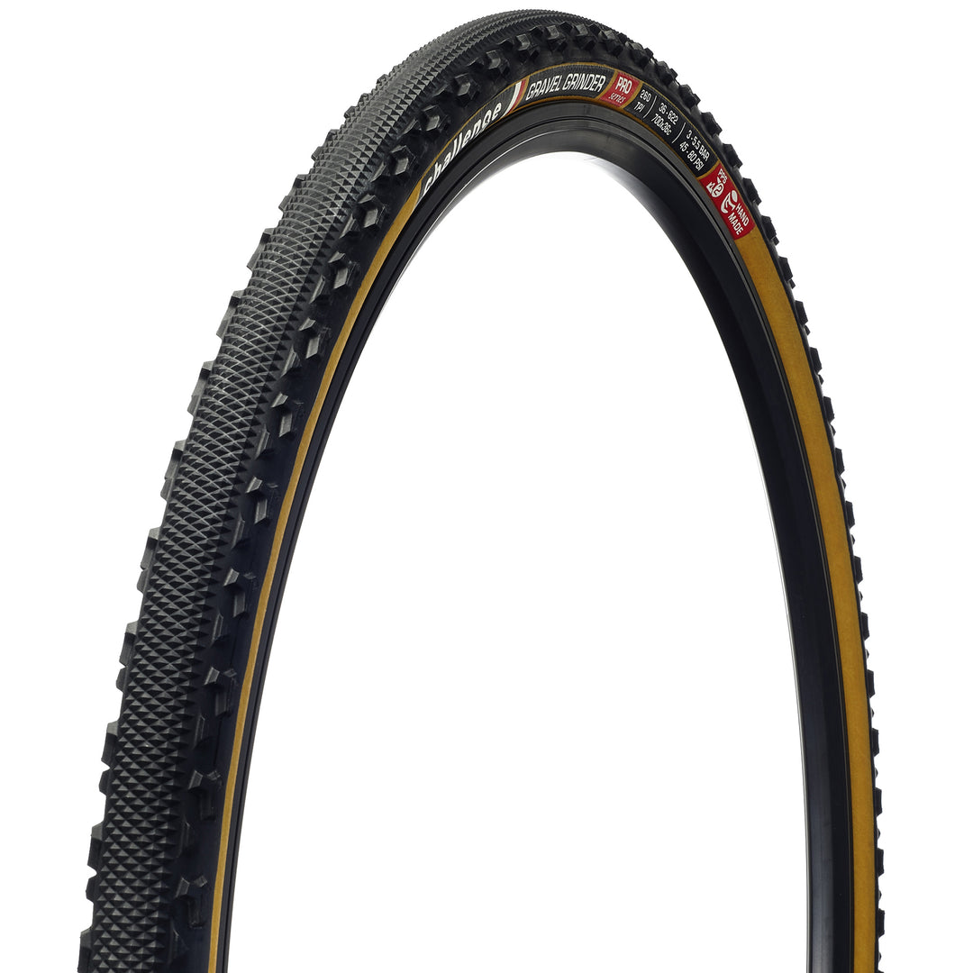 Tires Challenge Challenge Tire Gravel Grinder Pro Tire 700 x 36 Black/Tan Dark Slate Gray