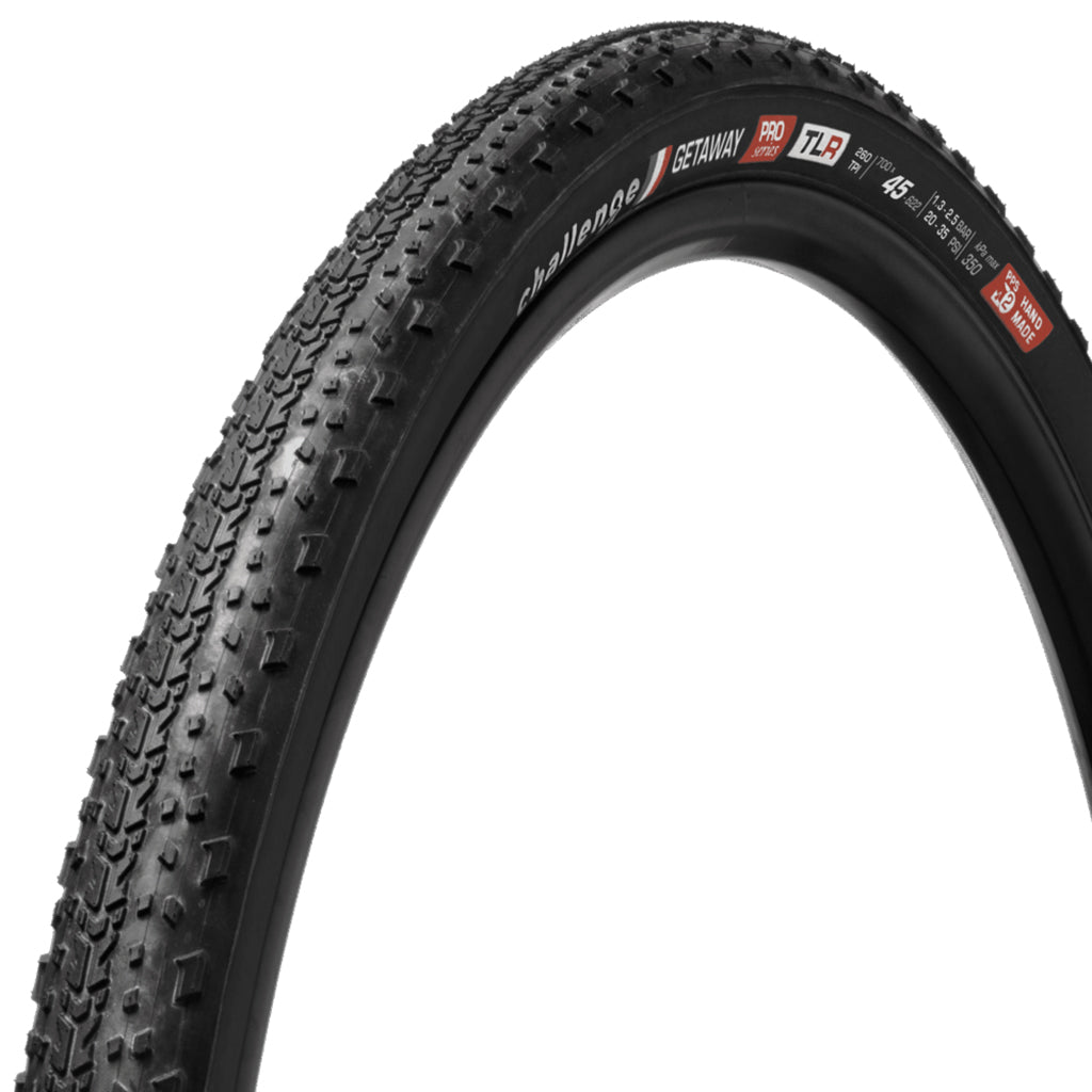 Tires Challenge Challenge Tire Getaway Pro TLR Tire 700 x 45 Black Dark Slate Gray