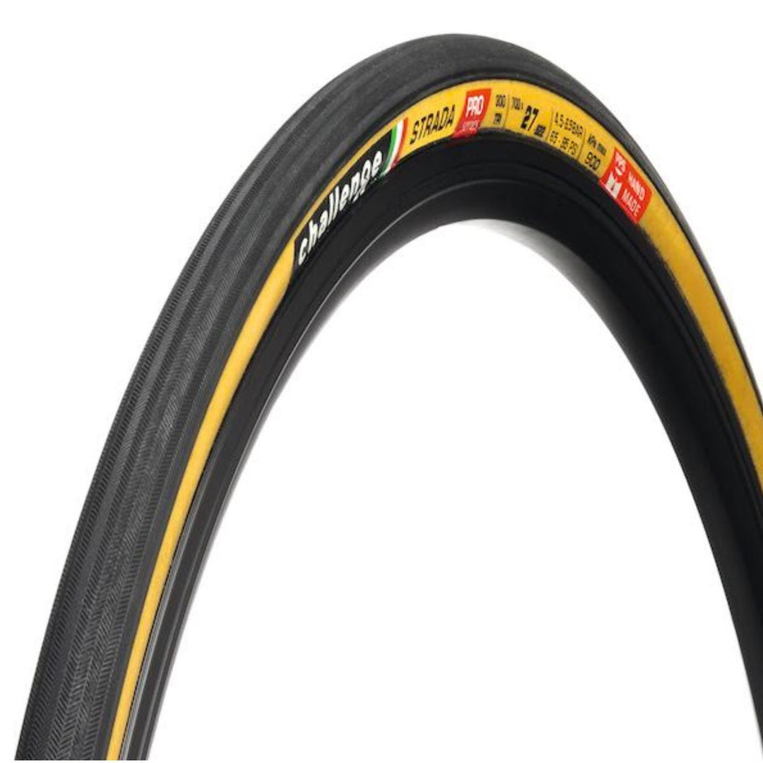 Tires Challenge Challenge Tire Strada Pro Tire 700 x 27 Black/Tan Dark Slate Gray