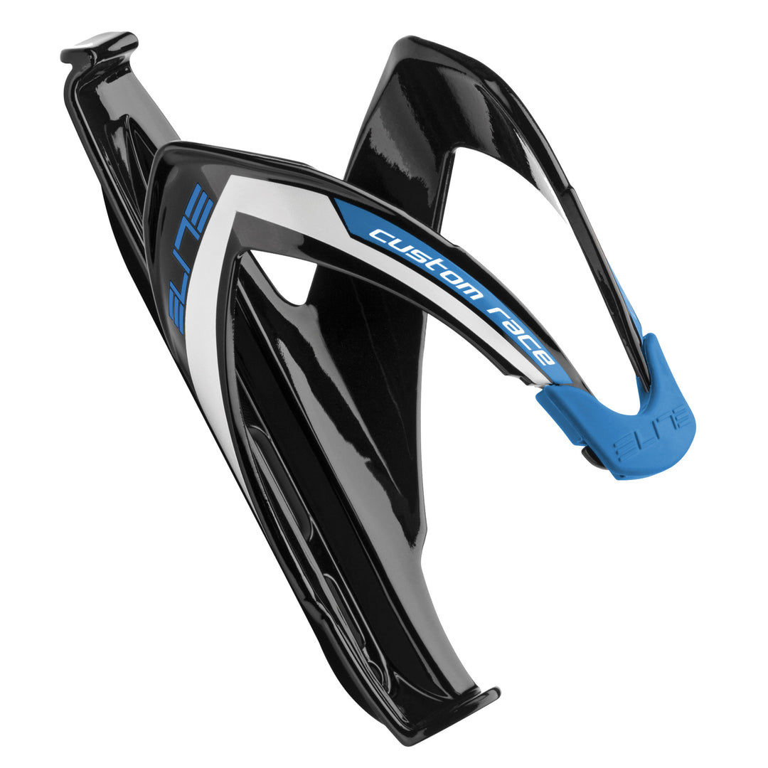 Water Bottle Cages Elite Elite Custom Race Bottle Cage Black/Blue Black