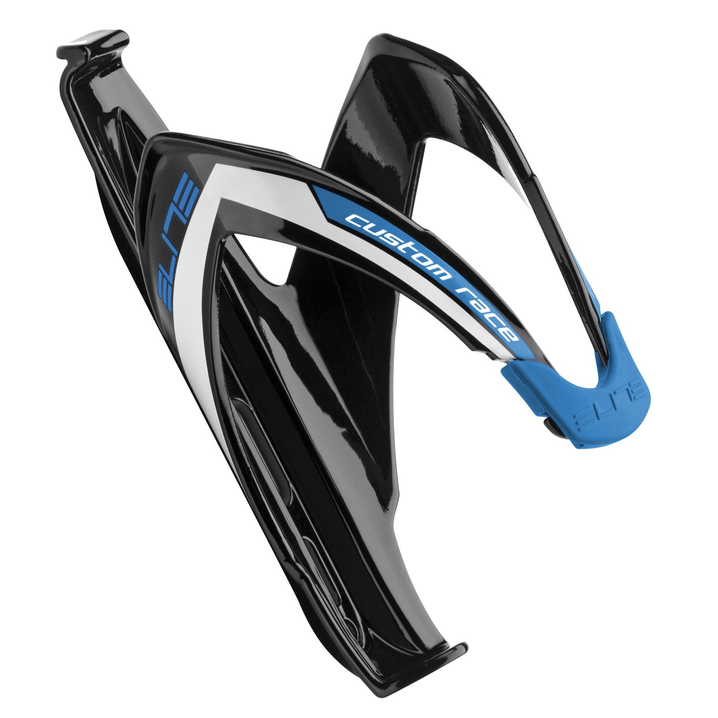 Elite Custom Race Bottle Cage Black/Blue