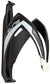 Water Bottle Cages Elite Elite Custom Race Water Bottle Cage -  Matte Black/White/Silver Dark Slate Gray
