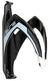 Water Bottle Cages Elite Elite Custom Race Bottle Cage Gloss Black Dark Slate Gray