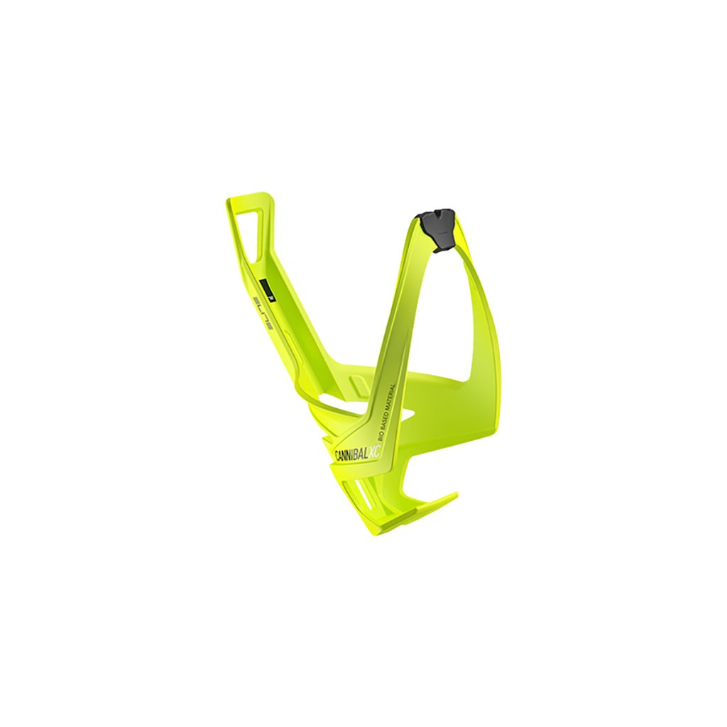 Water Bottle Cages Elite Elite Cannibal XC Bio Bottle Cage Yellow Fluo Green Yellow