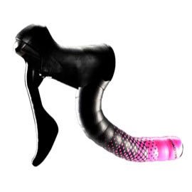 Bar Tape Ciclovation Ciclovation Leather Touch Handlebar Tape Fusion Dot Blk/Pink Black