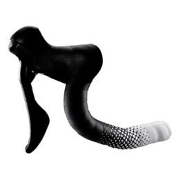 Bar Tape Ciclovation Ciclovation Leather Touch Handlebar Tape Fusion Dot Blk/White Light Gray