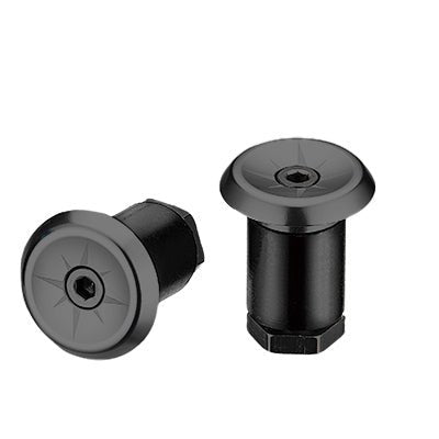Bars Ends & Plugs Ciclovation Ciclovation Vortex Lock-In Bar End Plug Black Dark Slate Gray