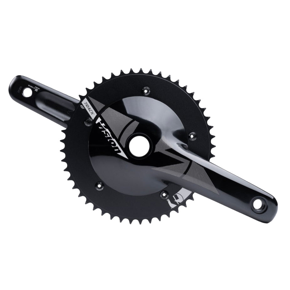 Vision Metron TT Crankset 2x 53/39T Chainrings 165mm Arm Length 130BCD 386EVO Spindle – Carbon
