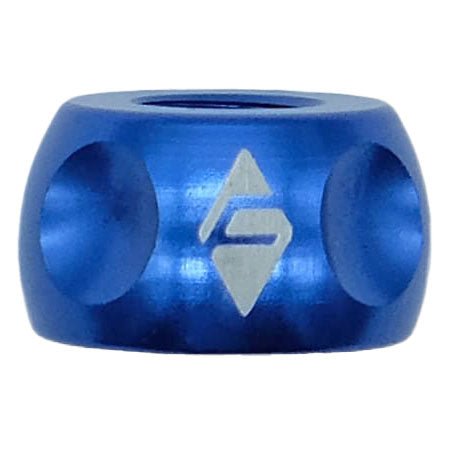 Ridefarr Alloy Presta Valve Locknut w/O-Ring Blue  
