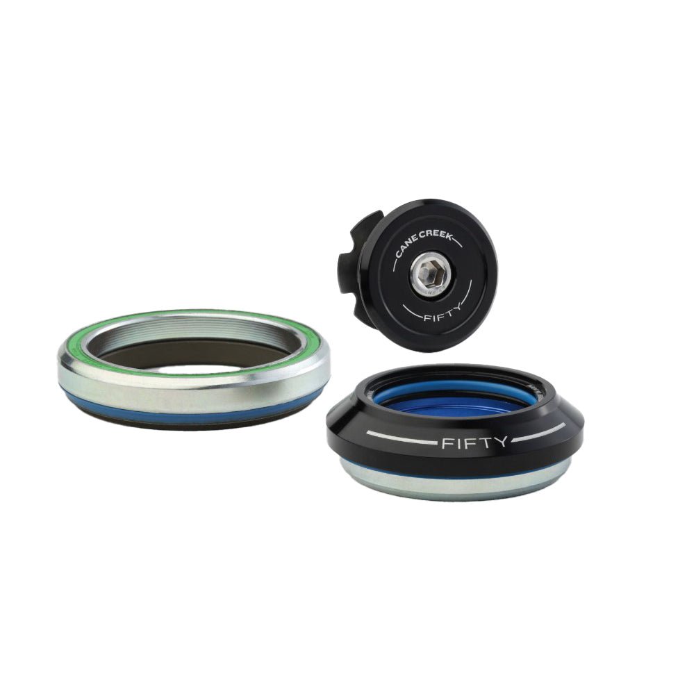 Headsets Cane Creek Cane Creek 50-Series Headset IS42/28.6|IS52/40 Black Dark Slate Gray