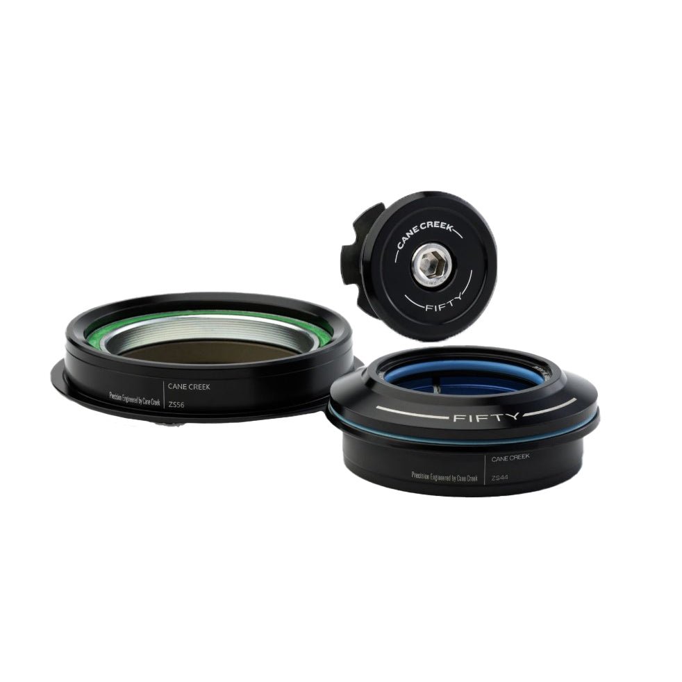 Headsets Cane Creek Cane Creek 50-Series Headset ZS44/28.6|ZS56/40 Black Dark Slate Gray